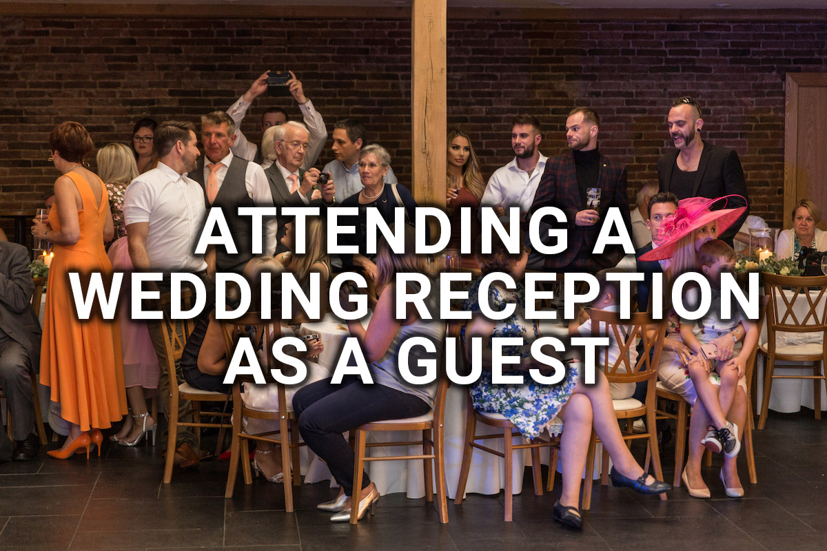 Attending A Wedding Reception As A Guest Etiquette at weddings Guests