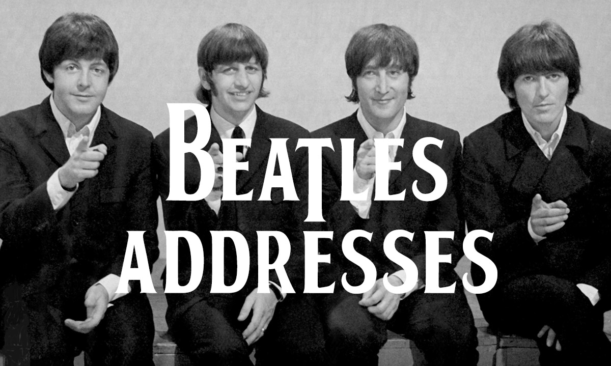 Beatles Addresses Liverpool Wedding