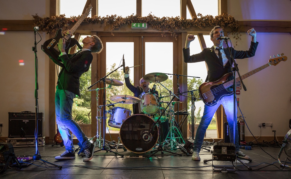 Live Band At A Wedding Reception