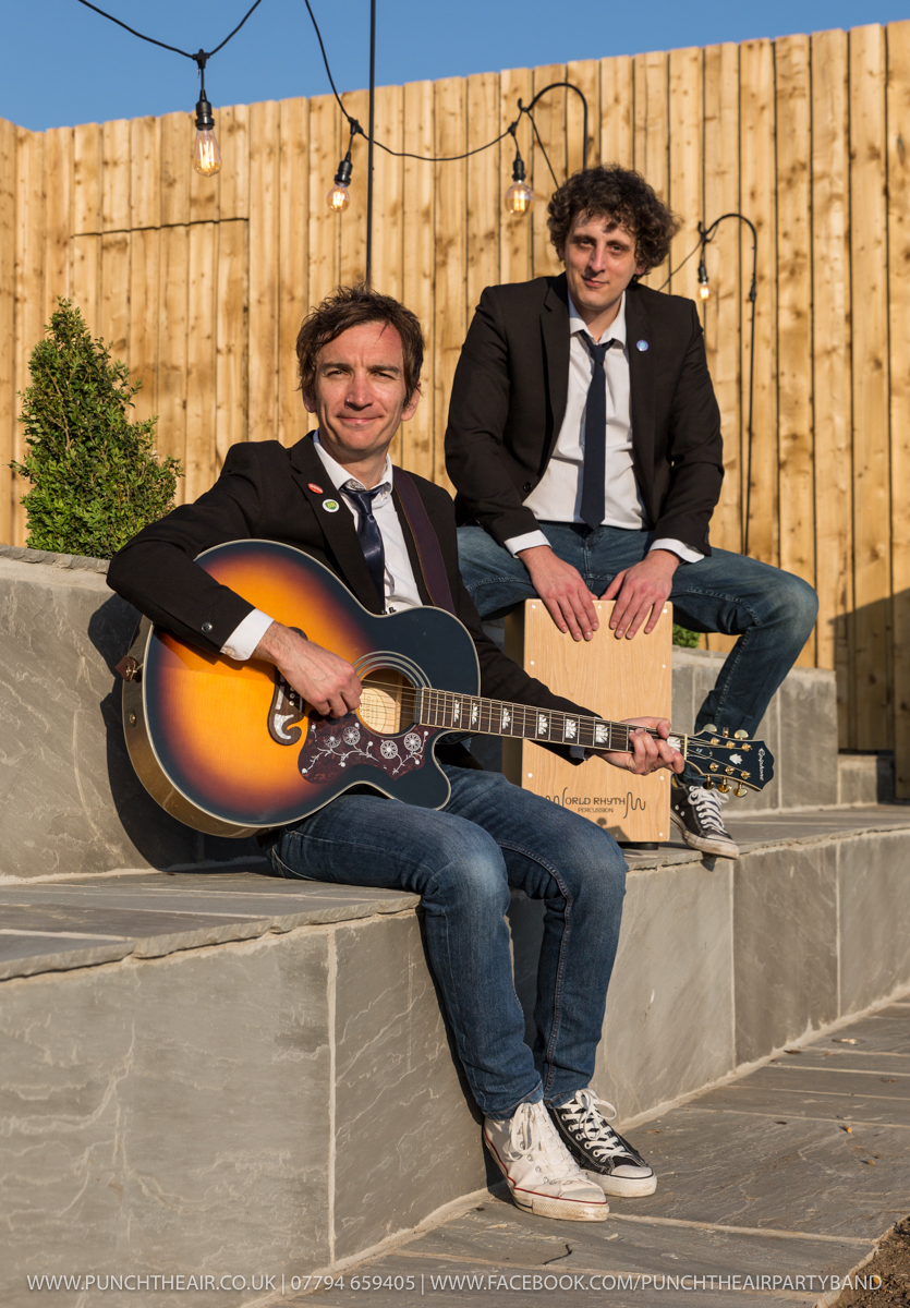 Acoustic Duo Wedding Band Cajon