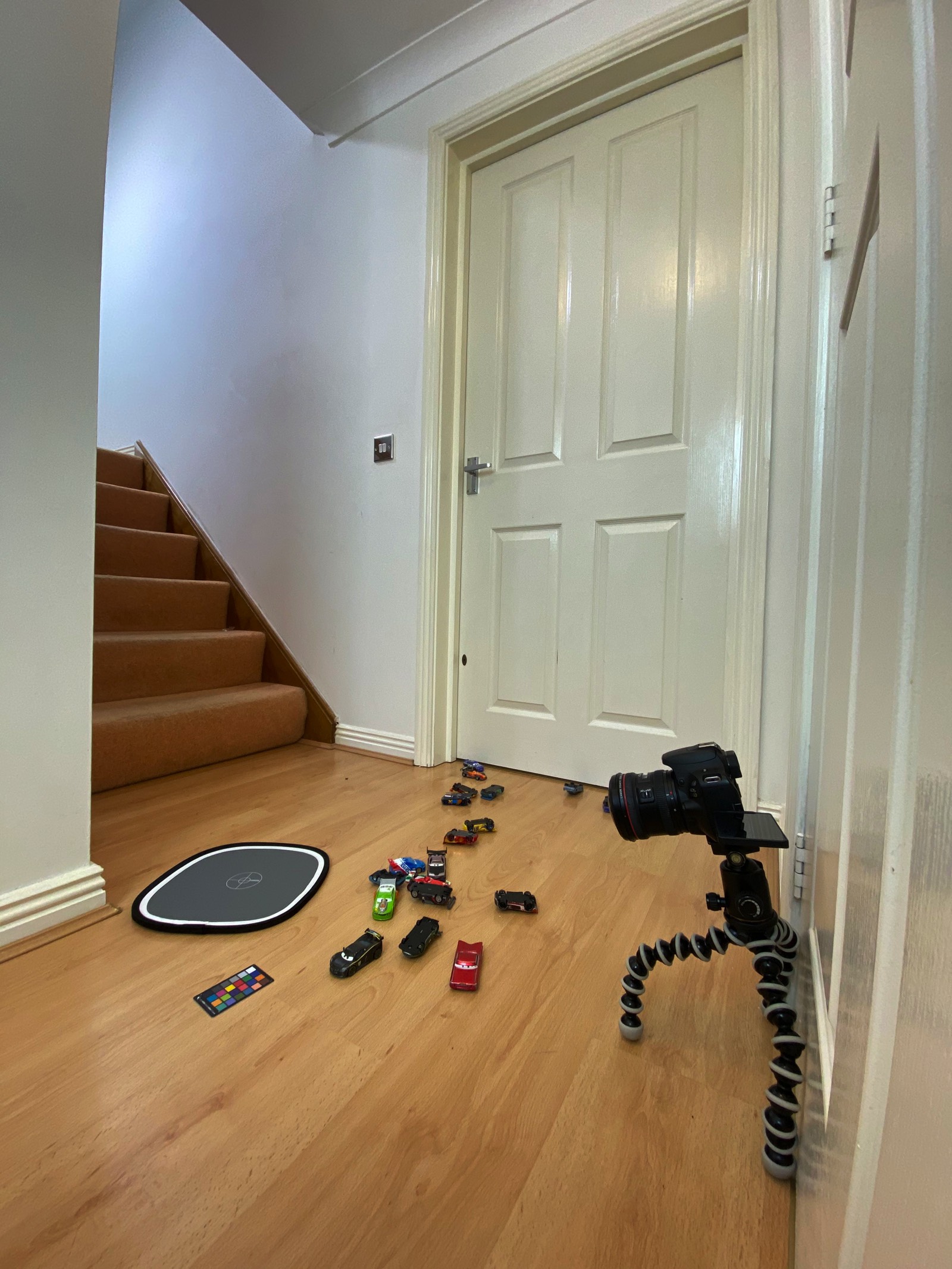 Home Alone Toy Cars Stairs