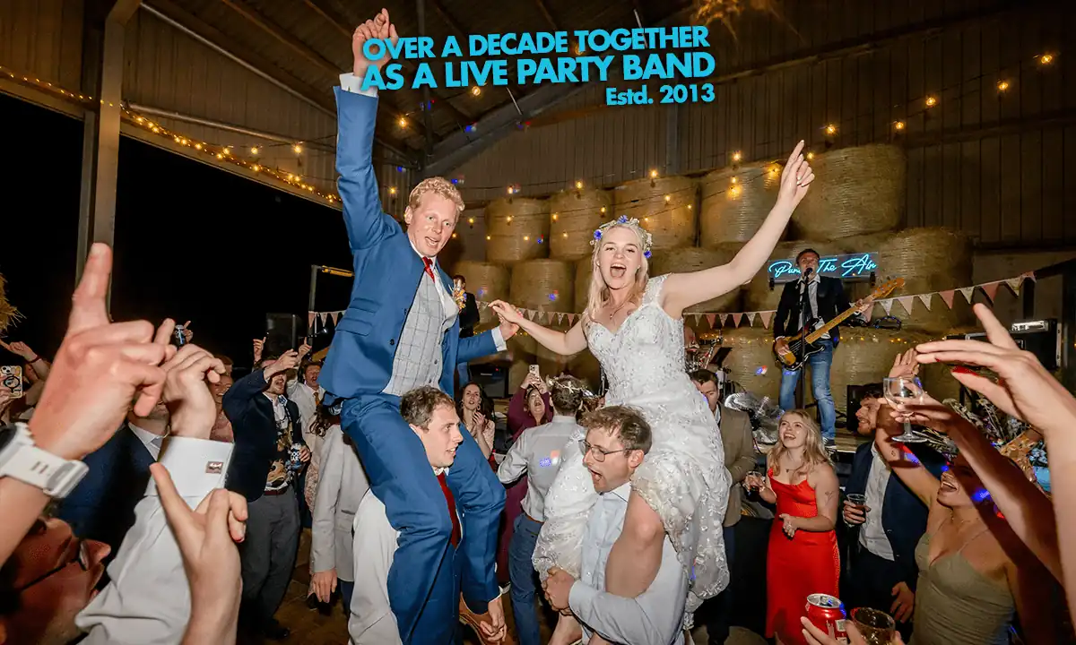 Indie Rock Wedding Band Punch The Air