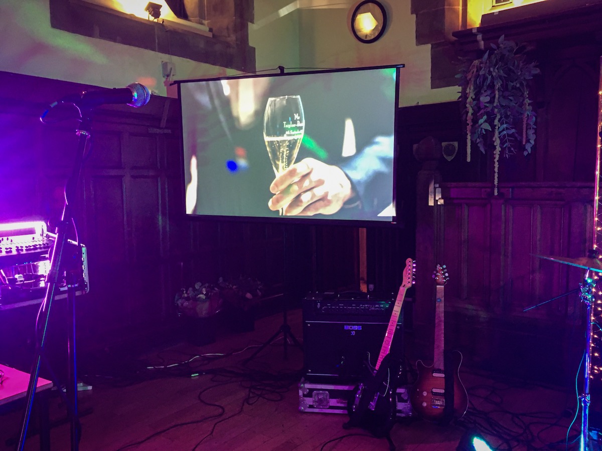 Wedding Projector Hire